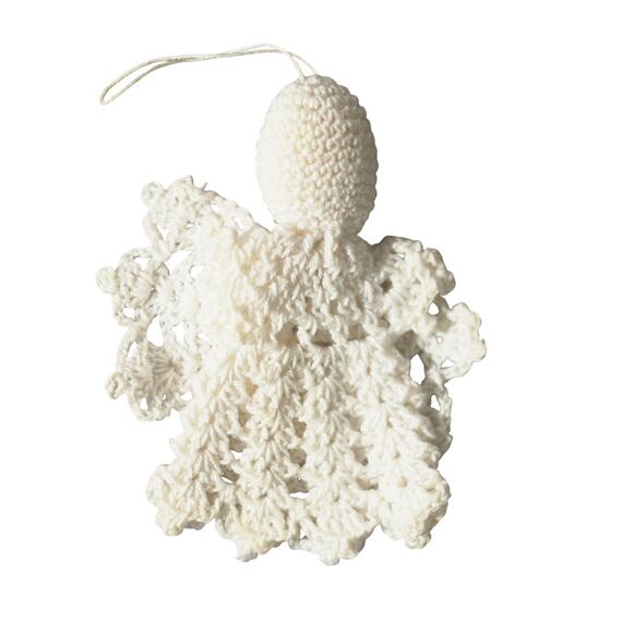 VTG Handmade Christmas Ornament Lot of 7 Festive Holidaycore Collectible Santa - Picture 8 of 16